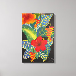 Impressão Em Tela Pintura Tropical do Flor Ginger @3dudes1life