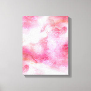 Impressão Em Tela pintura vanguardista vermelha da mão do fundo da