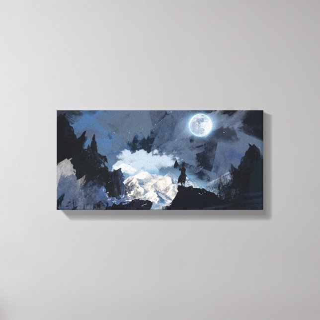 Impressão Em Tela Pintura | Zazzle_Growth. (Frente)