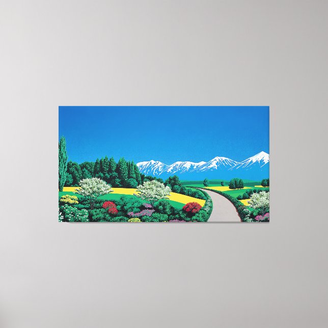 Impressão Em Tela pinturas de arte de hiroshi nagai (Frente)