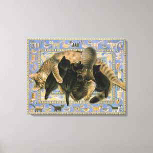 Impressão Em Tela Pinturas de Cat