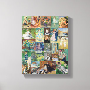 Impressão Em Tela Pinturas lindas e elegantes do Renoir