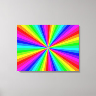 IMPRESSÃO EM TELA PINWHEEL RAINBOW