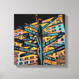 Impressão Em Tela Pioneer Square Portland