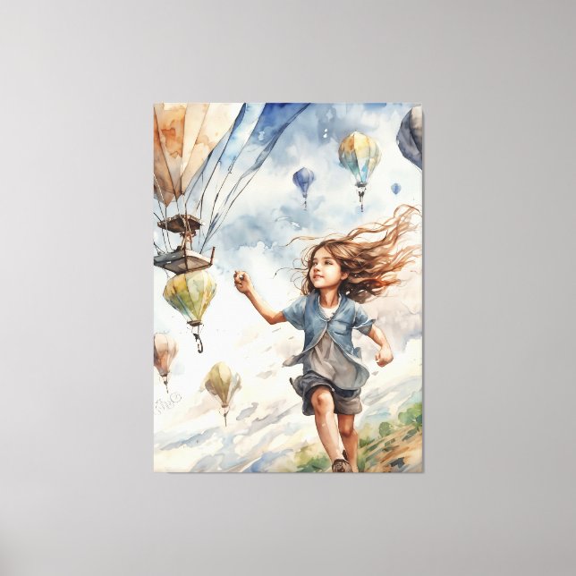 Impressão Em Tela pipa voadora (Frente)