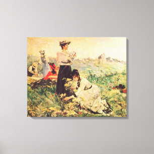 Impressão Em Tela Piquenique na Normandia por Juan Luna.