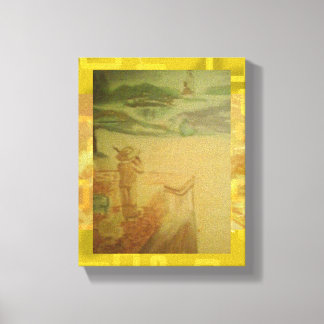 Impressão Em Tela Piquenique pela Geometria do Concertos de Seashore