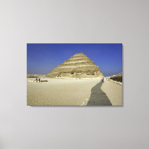 Impressão Em Tela Pirâmide de degraus em Saqqara, uma das primeiras