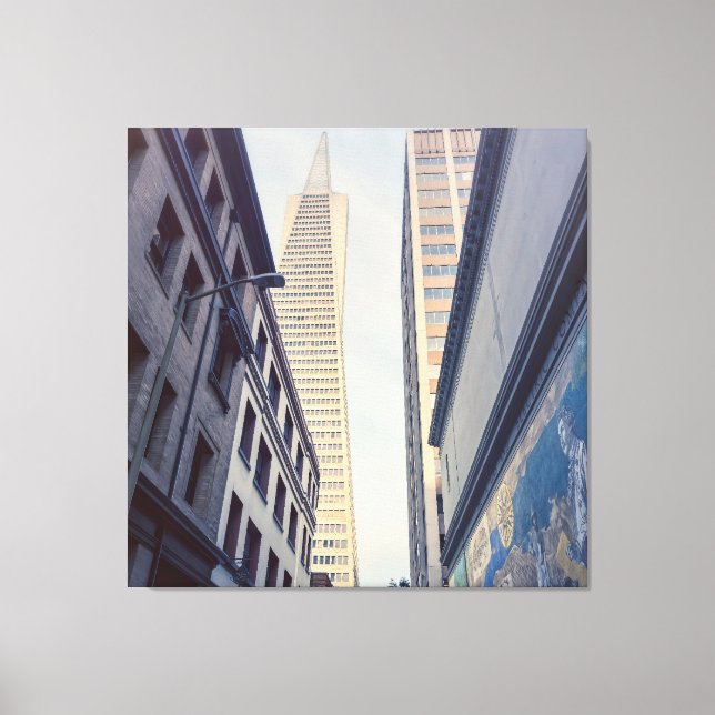 Impressão Em Tela Pirâmide TransAmerica (Frente)