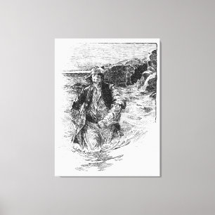 Impressão Em Tela Piratas Antigos, Sir Henry Morgan no Oceano
