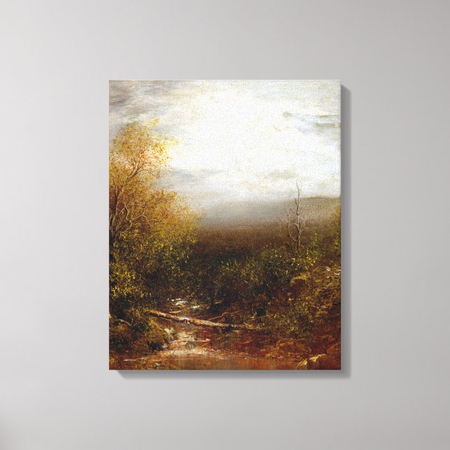 Impressão Em Tela Piscina de Ralph Albert Blakelock nos Adirondacks (Frente)