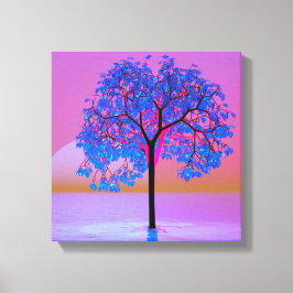 Impressão Em Tela Pista de Árvore