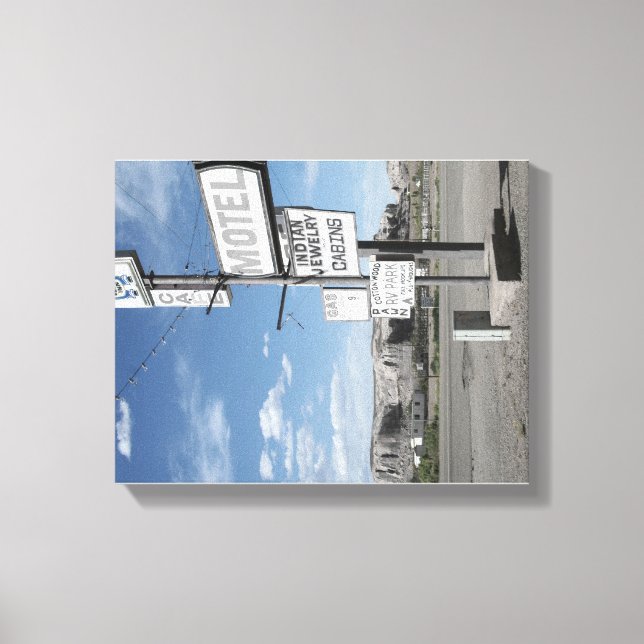 Impressão Em Tela Pista no Canyonlands (Frente)