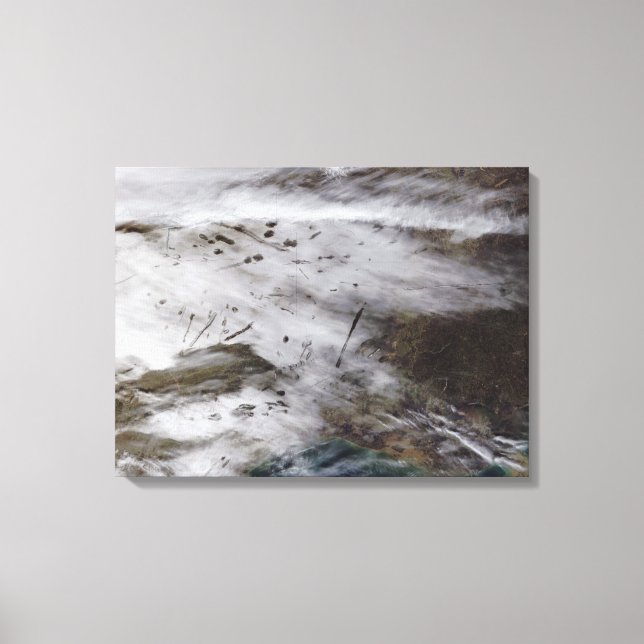 Impressão Em Tela Pistas de dissipação de aeronaves (Frente)