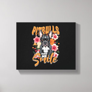 Impressão Em Tela Pitbull Pitbulls