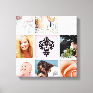 Impressão Em Tela PixDezines 9-Foto Em Tela, Modelo de Moldura Branc
