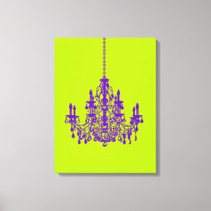 Impressão Em Tela PixDezines DIY Fundo/Violeta Lustre