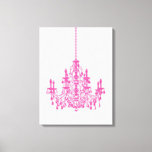 Impressão Em Tela PixDezines Fundo DIY/Arandela de Cristal Rosa