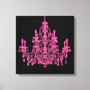 Impressão Em Tela PixDezines lustre DIY/Pendente de Cristal Rosa
