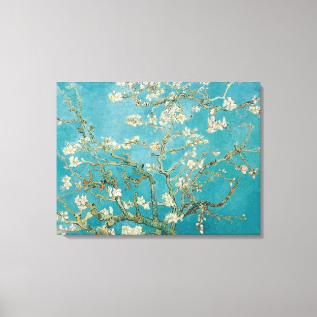 Impressão Em Tela PixDezines van gogh amêndoa floresce (Frente)