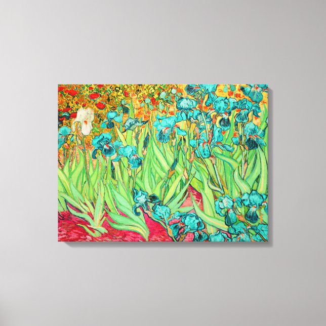 Impressão Em Tela PixDezines van gogh irises/ruas. Remy (Frente)