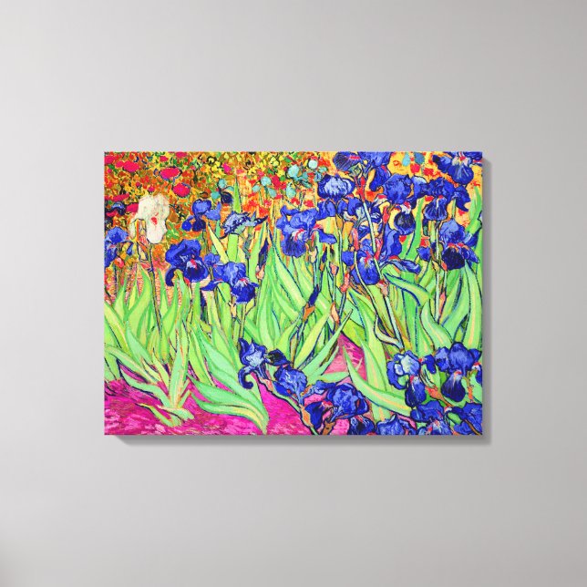 Impressão Em Tela PixDezines van gogh irises/ruas. Remy (Frente)
