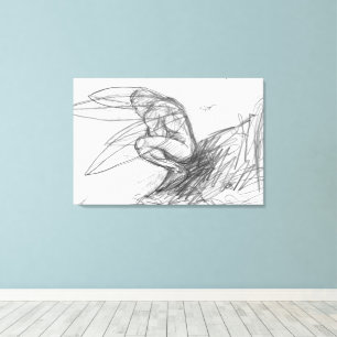 Impressão Em Tela Pixie no vento