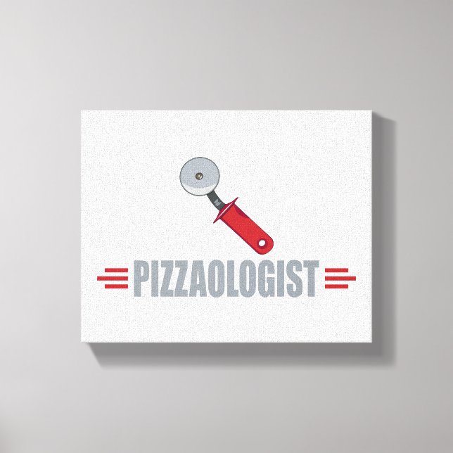 Impressão Em Tela Pizza Engraçada (Frente)
