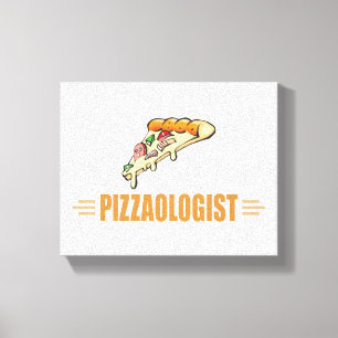 Impressão Em Tela Pizza Engraçada