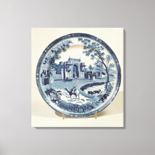 Impressão Em Tela Placa azul e branca de Spode, c.1815