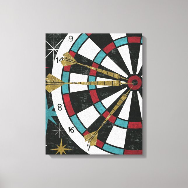 Impressão Em Tela Placa Dart Ilustrativa (Frente)