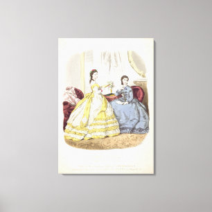 Impressão Em Tela Placa de forma que mostra ballgowns