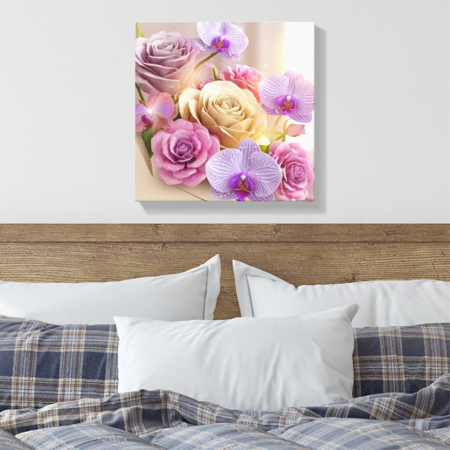 Impressão Em Tela Placa de Saudação 3D do Distribuidor Springtime co (Insitu(Quarto))