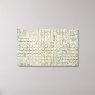 Impressão Em Tela Placa grande com escrevendo ideográfico do Tiver