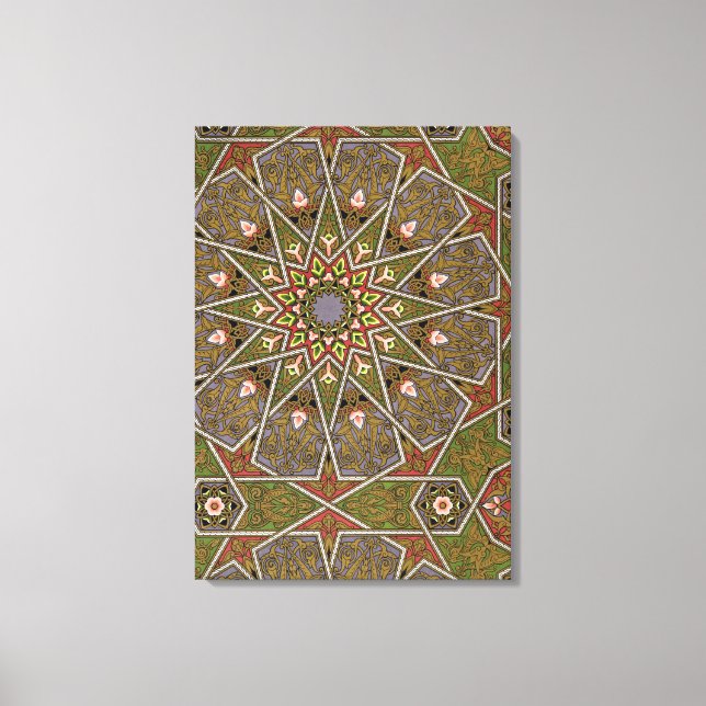 Impressão Em Tela Placa I de "Studies in Design", c.1874-76 (lito) (Frente)