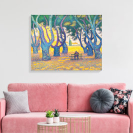 Impressão Em Tela Place des Lices, Rua. Tropez | Paul Signac |