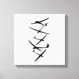 Impressão Em Tela Planadores   Térmicos-piloto de planador Soando Pr