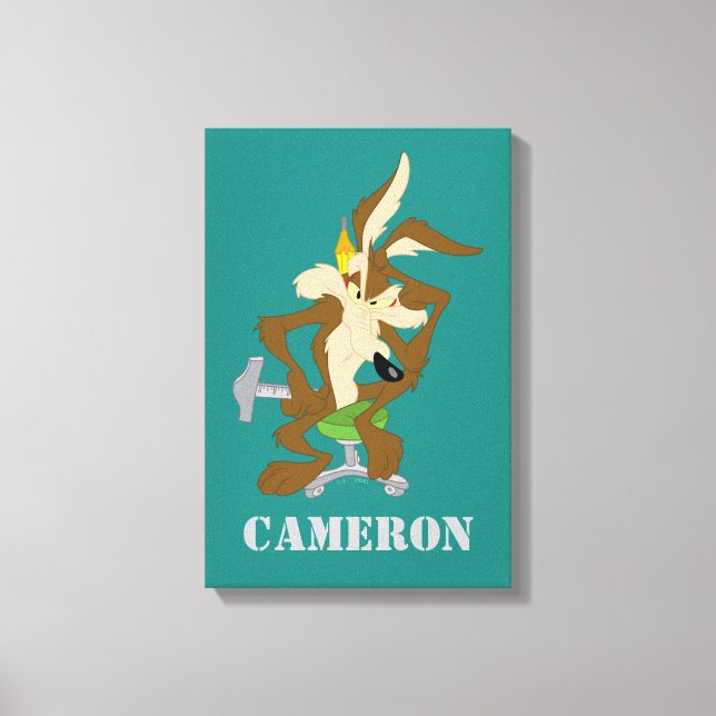 Impressão Em Tela Planejamento do WILE E. COYOTE™ (Frente)