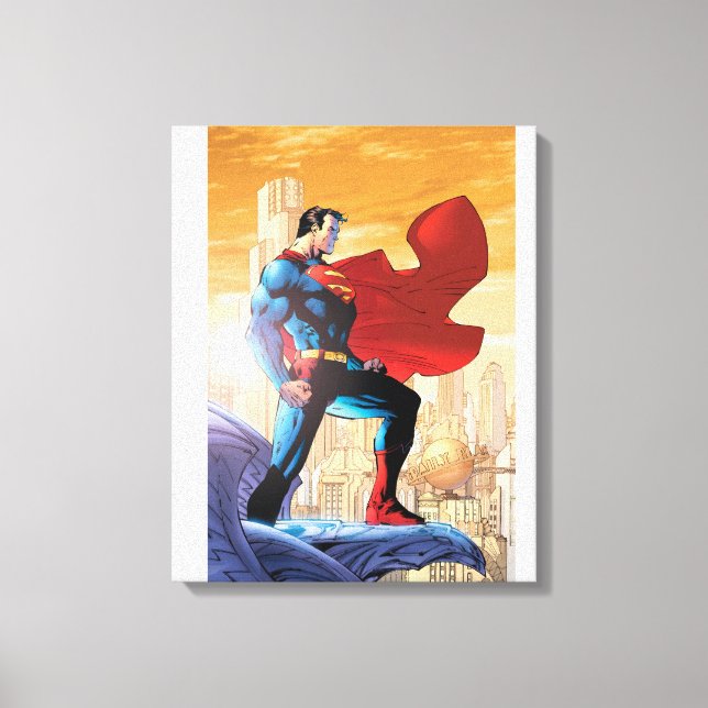 Impressão Em Tela Planeta Diário Superman (Frente)