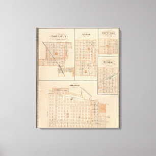 Impressão Em Tela Planos de Atlântico, Osceola, Lewis