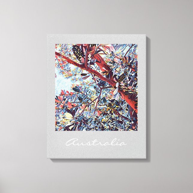 Impressão Em Tela planta nativa australiana Banksia (Frente)