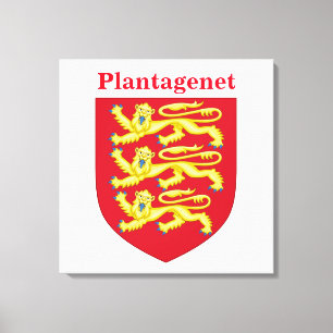 Impressão Em Tela Plantagenet Royal Crest