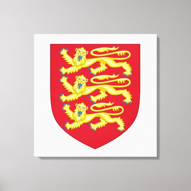 Impressão Em Tela Plantagenet Royal Crest (Frente)