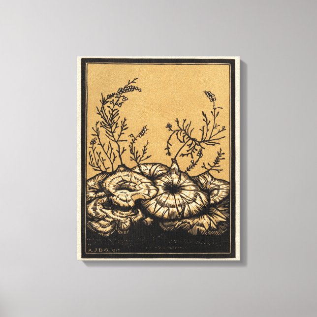 Impressão Em Tela Plantas florescentes (Frente)