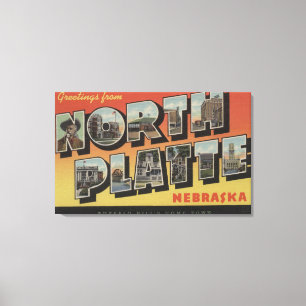 Impressão Em Tela Platte norte, Nebraska - grandes cenas da letra