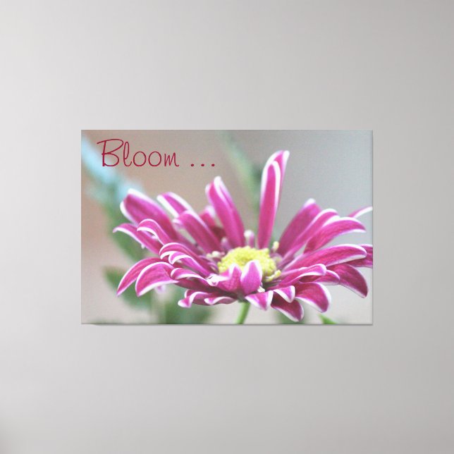 Impressão Em Tela Plum Bugundy Bloom (Frente)