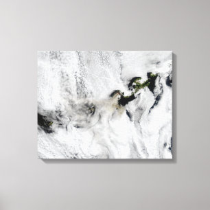 Impressão Em Tela Pluma do vulcão Okmok, Ilhas Aleutas 2