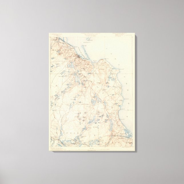 Impressão Em Tela Plymouth, Massachusetts (Frente)