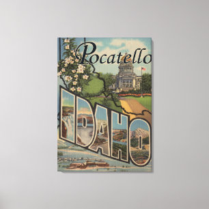 Impressão Em Tela Pocatello, Idaho - grandes cenas da letra
