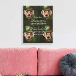 Impressão Em Tela Poesia do Labrador Retriever